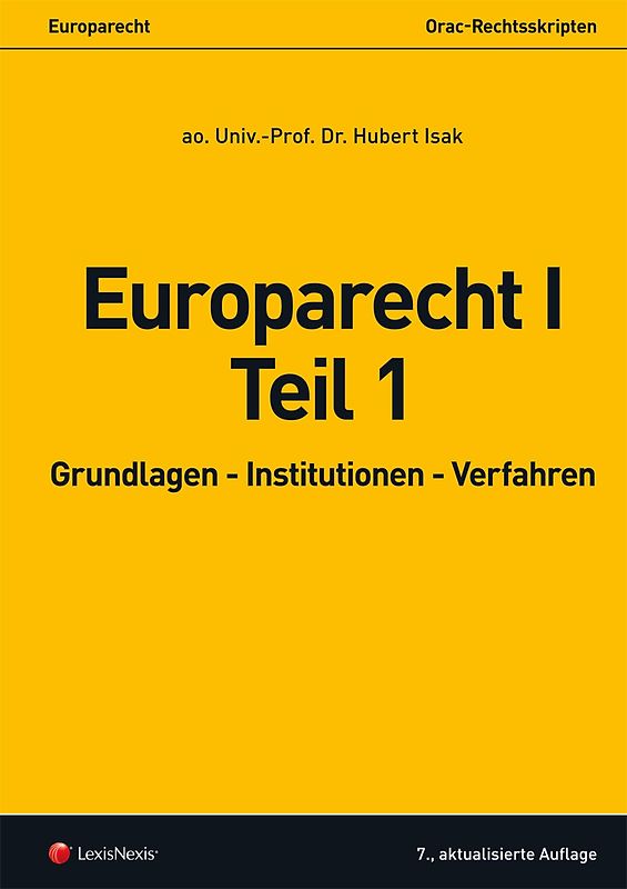 Europarecht I - Teil 1