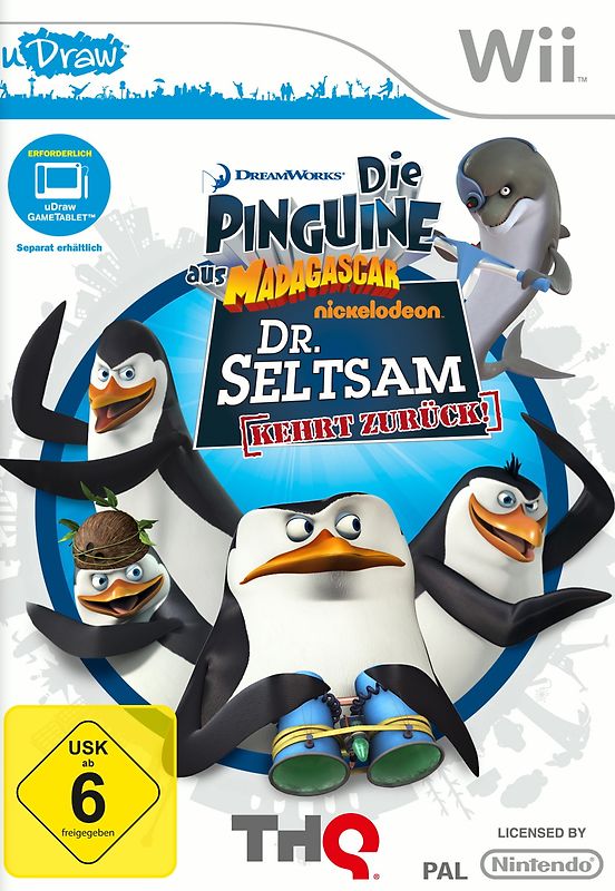 Die Pinguine aus Madagascar: Dr. Seltsam kehrt zurück Nintendo Wii