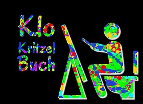 Klo Kritzel Buch: Toiletten Besucher Buch zum Malen und Kritzeln – Motiv Klokünstler