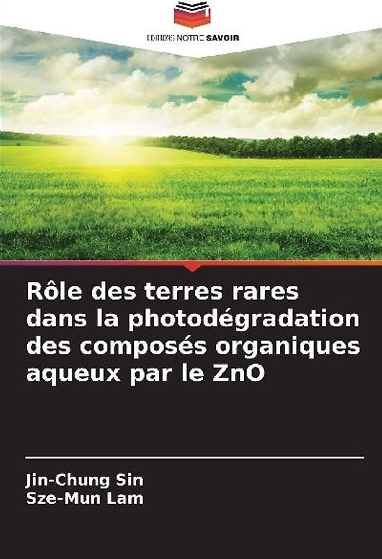 Rôle des terres rares dans la photodégradation des composés organiques aqueux par le ZnO