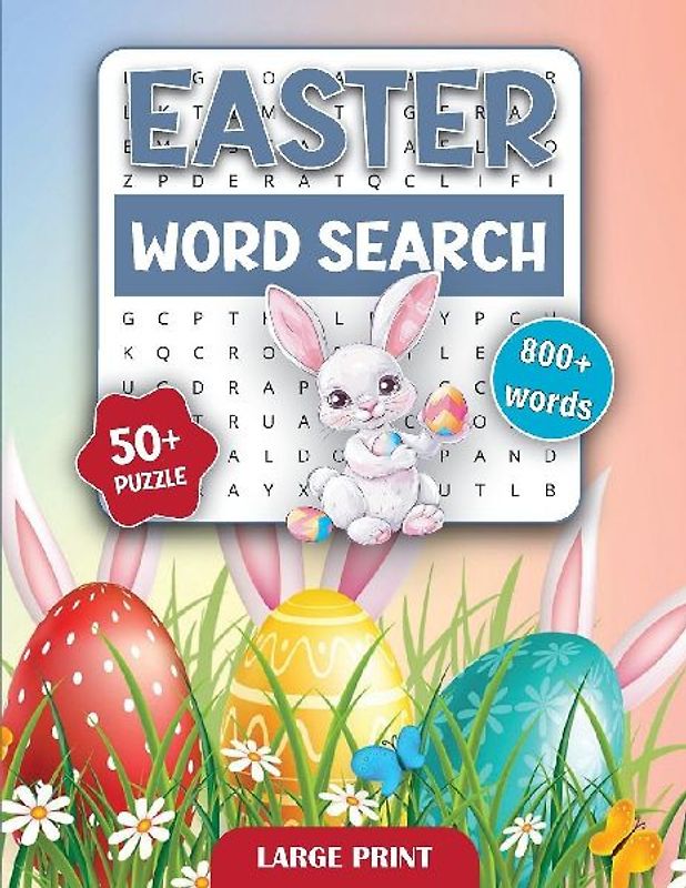 Easter Holiday Word Search Book for Adults and Seniors