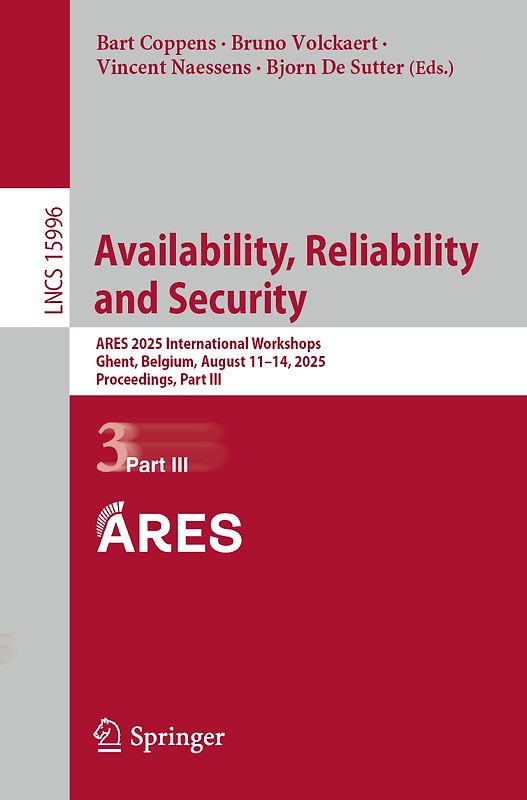 Availability, Reliability and Security
