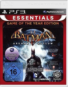 Batman Arkham Asylum [Game of The Year Edition, Essentials] PlayStation 3