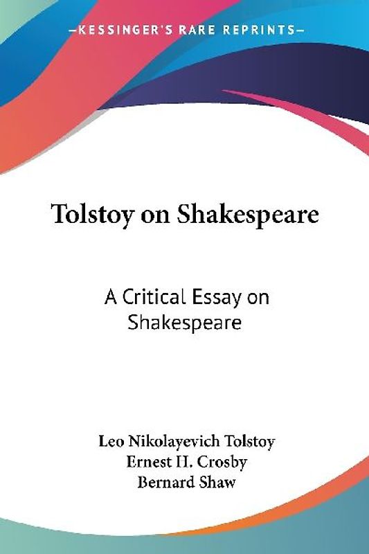 Tolstoy on Shakespeare