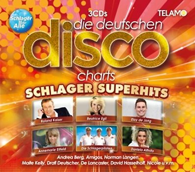 Various - Die deutschen Disco Charts-Schlager Superhits [3 CDs]