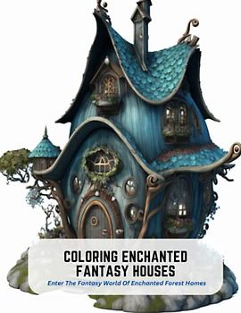 Coloring Enchanted Fantasy Houses: Enter The Fantasy World Of Enchanted Forest Homes