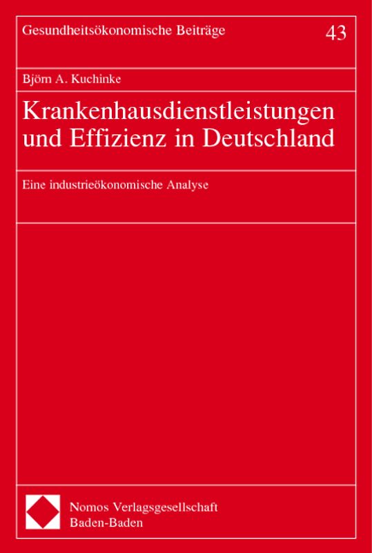 Krankenhausdienstleistungen und Effizienz in Deutschland