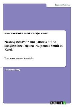 Nesting behavior and habitats of the stingless bee Trigona iridipennis Smith in Kerala