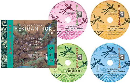 HEKIGAN-ROKU  VOL. I Fall 1-54, 54 Zen-Teisho auf 4 MP3-CDs