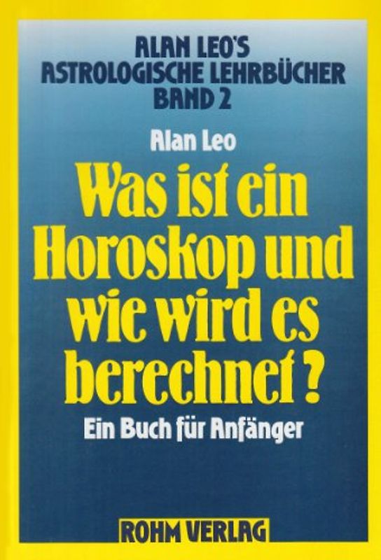 Astrologische Lehrbücher