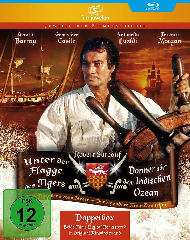 Unter der Flagge des Tigers / Donner über dem Indischen Ozean [Digital Remastered, 2 Discs] Blu-ray Disc