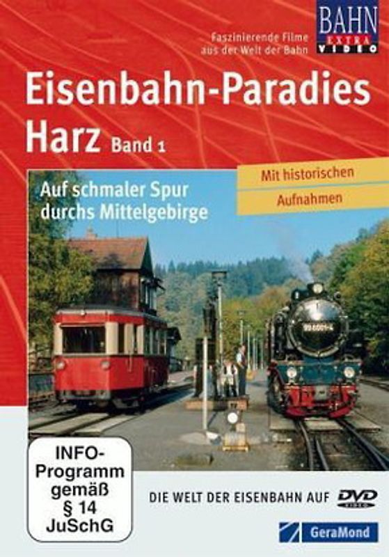 Eisenbahnparadies Harz - Auf schmaler Spur durchs Mittelgebirge (Band 1) DVD