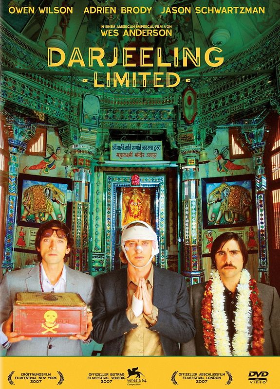 Darjeeling Limited DVD