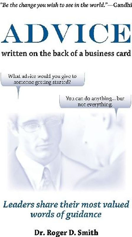 Advice Written on the Back of a Business Card
