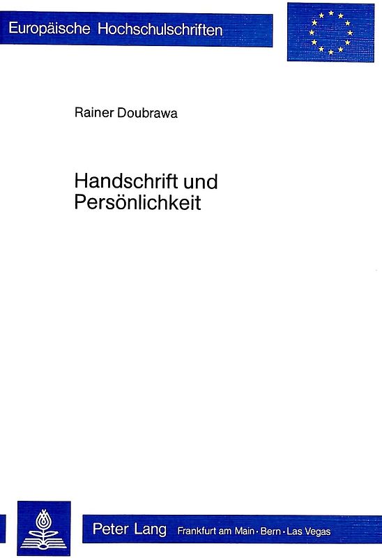 Handschrift und Persönlichkeit