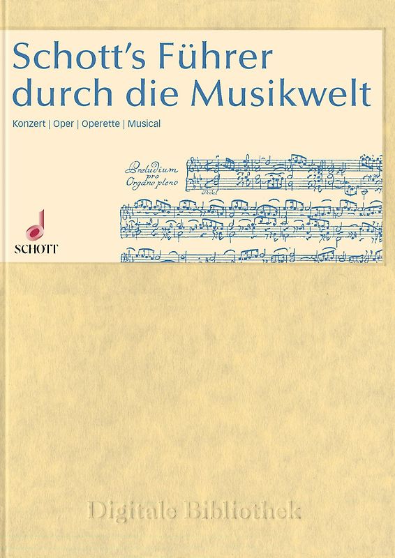 Digitale Bibliothek 114: Schott's Führer durch die Musikwelt MacOS