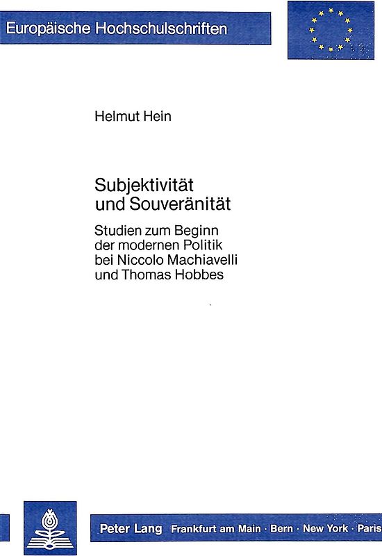 Subjektivität und Souveränität