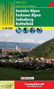 WK 212 Seetaler Alpen - Seckauer Alpen - Judenburg - Knittelfeld, Wanderkarte 1:50.000