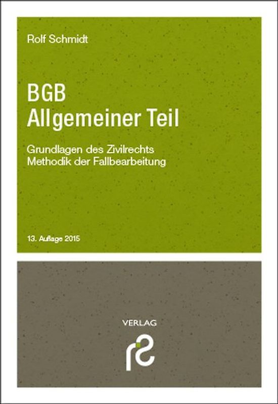BGB Allgemeiner Teil