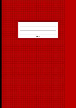 DIN A4 Kariertes Heft mit weißem Rand Lineatur 26: Matheheft Kariert mit Rand für Schüler ab der 6.Klasse - Mathematik Heft für den Unterricht an der ... Gesamtschule, Hochschule oder Universität