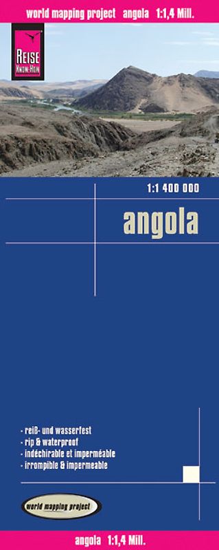 Reise Know-How Landkarte Angola (1:1.400.000)