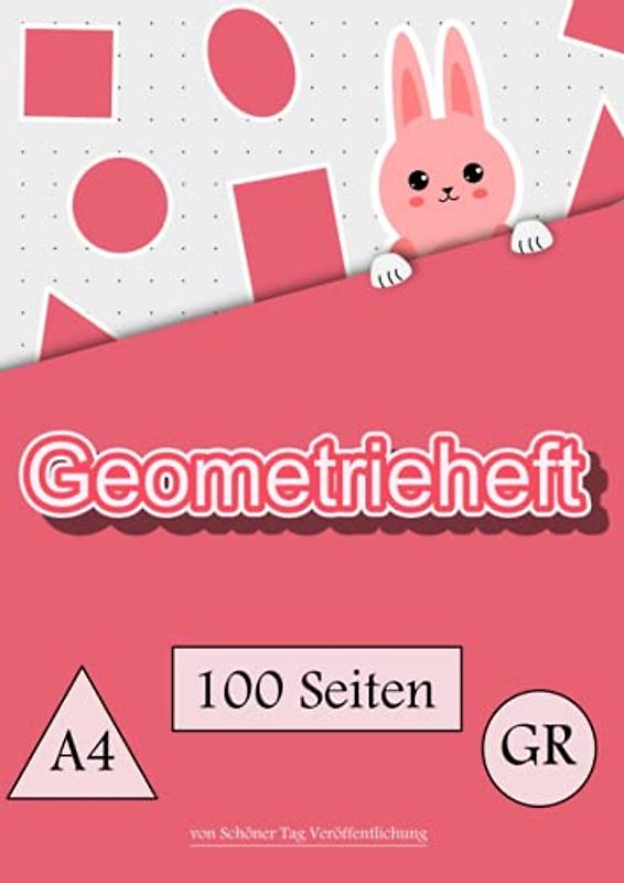 Geometrieheft: Punktraster | DIN A4 | Lineatur GR Grundschule | 100 Seiten | 21,01 x 29,69 cm