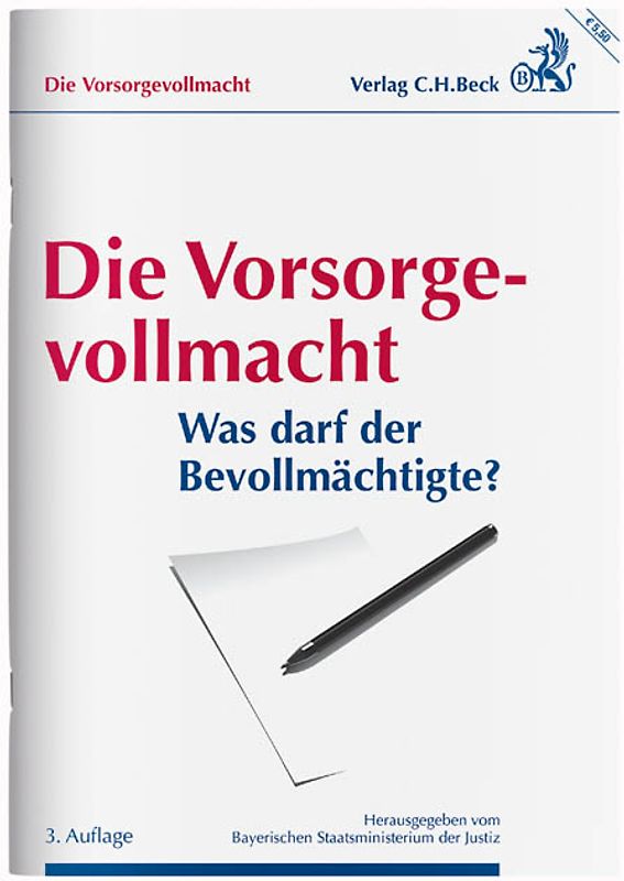 Die Vorsorgevollmacht