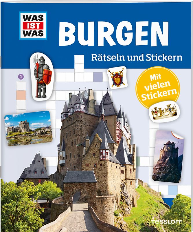 WAS IST WAS Rätseln und Stickern: Burgen