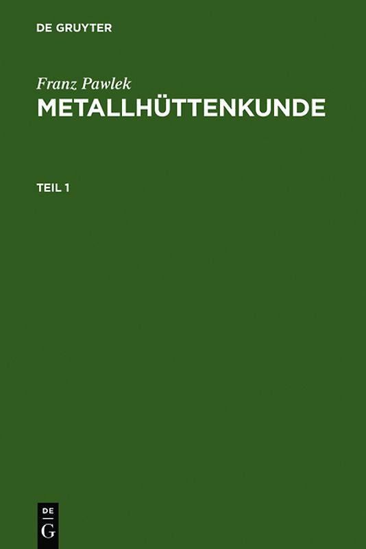 Metallhüttenkunde