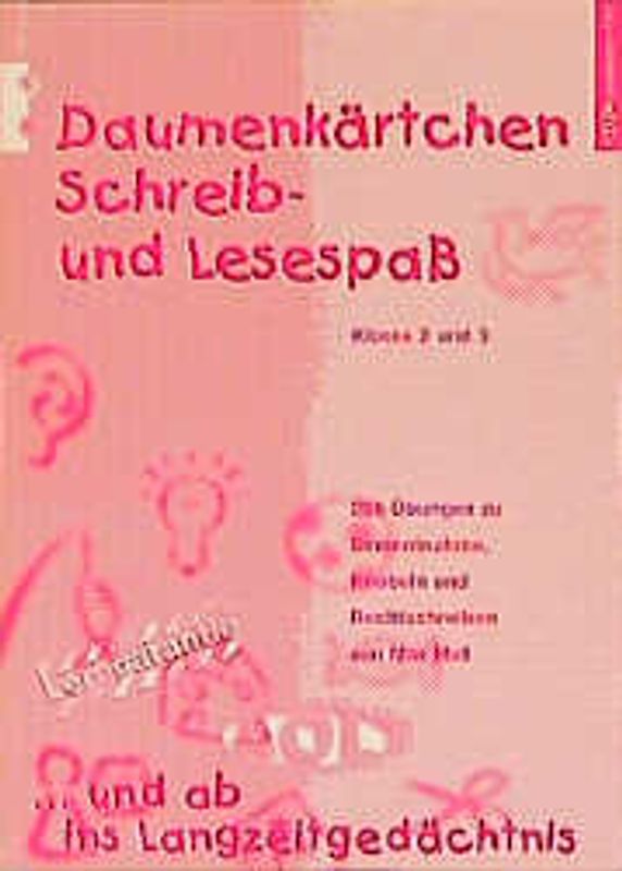 Daumenkärtchen Schreib- und Lesespass