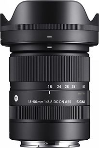 Sigma C 18-50 mm F2.8 DC DN 55 mm Objectif (adapté à Sony E-mount) noir