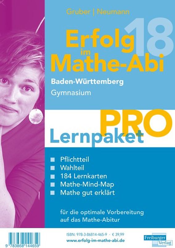 Erfolg im Mathe-Abi 2018 Lernpaket 'Pro' Baden-Württemberg Gymnasium. mit der Original Mathe-Mind-Map