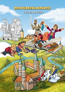 Der Burgenlandkreis - 2 Ausmalbücher