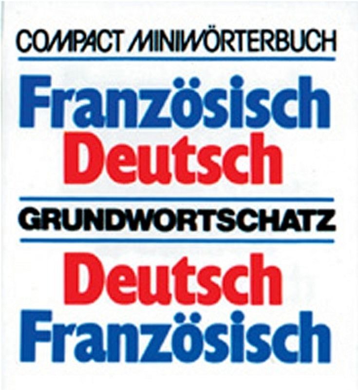Französisch-Deutsch /Deutsch-Französisch - Grundwortschatz