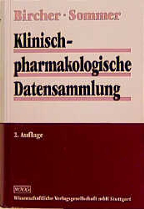 Klinisch-pharmakologische Datensammlung