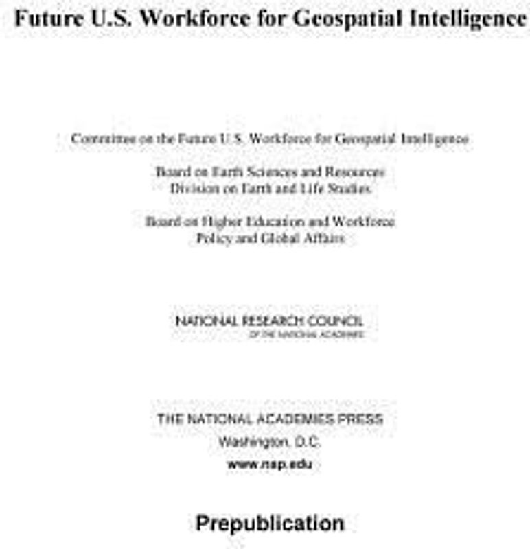Future U.S. Workforce for Geospatial Intelligence