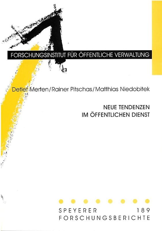 Neue Tendenzen im öffentlichen Dienst