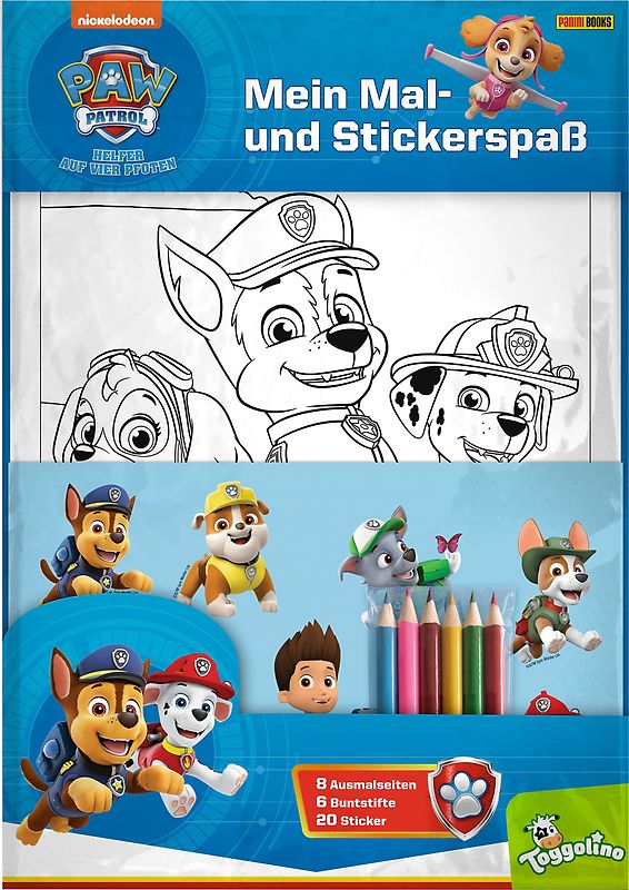 PAW Patrol: Mein Mal- und Stickerspaß