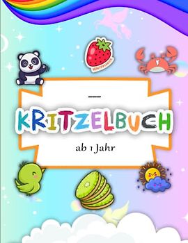 Kritzelbuch ab 1 Jahr - StressAbbauen: Ideal als Geschenk und zur Erlangung erster Feinmotorik | Tolles Geschenk Für Alle
