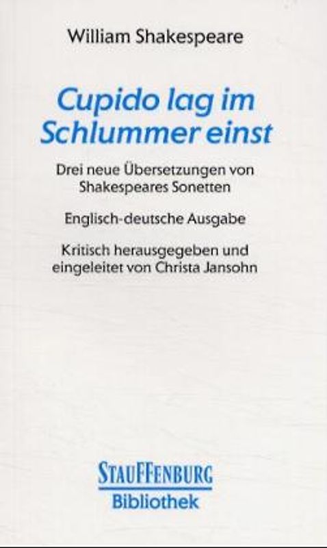 Cupido lag im Schlummer einst