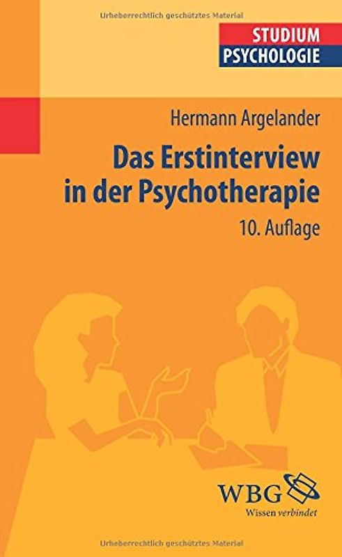 Das Erstinterview in der Psychotherapie