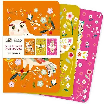 Bee Brown Set of 3 Mini Notebooks