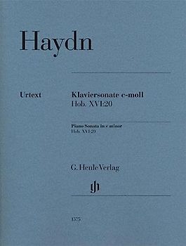 Klaviersonate c-moll Hob. XVI:20: Besetzung: Klavier zu zwei Händen (G. Henle Urtext-Ausgabe)