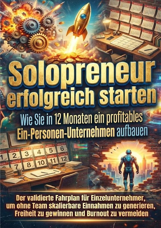 Solopreneur erfolgreich starten: Wie Sie in 12 Monaten ein profitables Ein-Personen-Unternehmen aufbauen