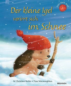 Der kleine Igel verirrt sich im Schnee