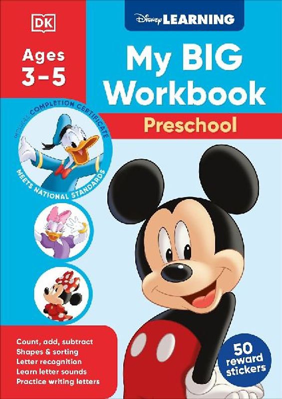 Disney Learning Big Workbook Preschool