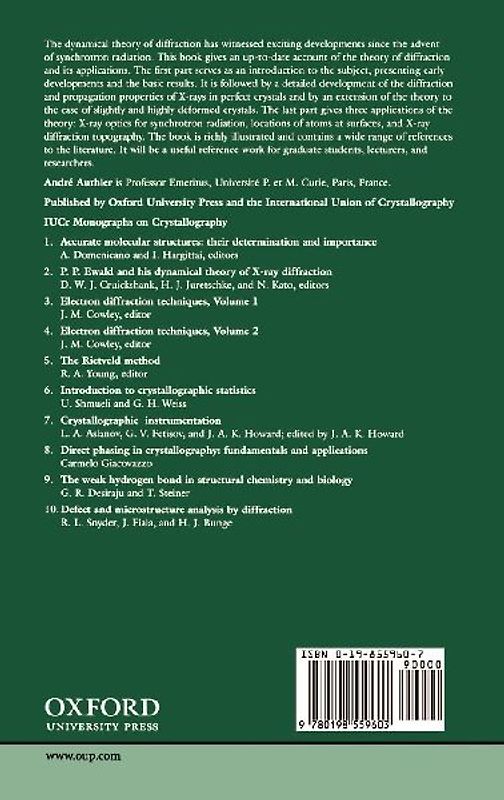 Dynamical Theory of X-Ray Diffraction