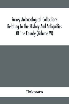 Surrey Archaeological Collections Relating To The History And Antiquities Of The County (Volume Vi)