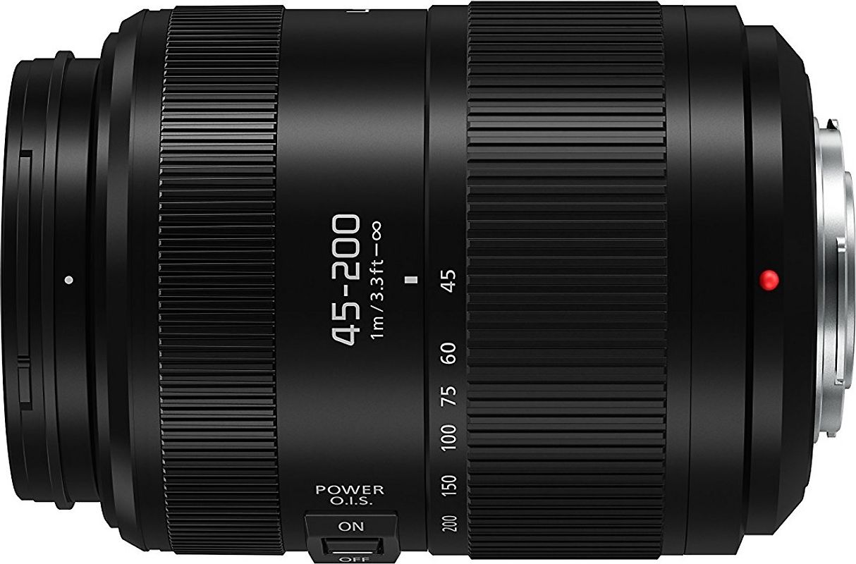 Panasonic Lumix G VARIO 45-200 mm F4.0-5.6 II O.I.S 52 mm Objectif (adapté à Micro Four Thirds) noir