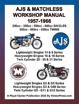 Ajs & Matchless 1957-1966 Workshop Manual All Models - Singles & Twins